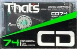 Compact Cassette Thats CD 74 "CD-I" Type I Normal 1987 USA