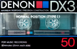 Compact Cassette: Nippon Columbia / Denon Denon - DX3 50