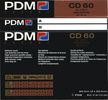 Compact Cassette:  PDM - CD II 60