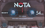 Compact Cassette: Sony  - NOTA 54