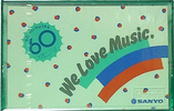 Compact Cassette:  Sanyo - We Love Music 60