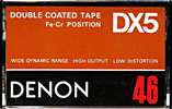 Compact Cassette: Nippon Columbia / Denon Denon - DX5 46