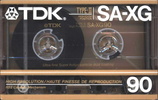 Compact Cassette: TDK  - SA-XG 90