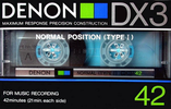 Compact Cassette: Nippon Columbia / Denon Denon - DX3 42