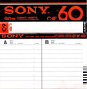 Compact Cassette: Sony  - CHF 60