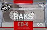 Compact Cassette: RAKS  - ED-X 90