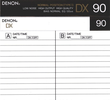 Compact Cassette: Nippon Columbia / Denon Denon - DX 90