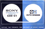 Compact Cassette: Sony  -  30