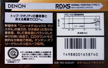 Compact Cassette: Nippon Columbia / Denon Denon - RD-XS 64