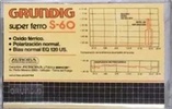 Compact Cassette Grundig 60 Type I Normal 1991 Latin America