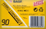 3 pack BASF Ferro Standard I 90 Type I Normal 1991 Europe