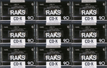 Compact Cassette: RAKS  - CD-X 90