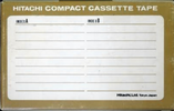 Compact Cassette: Maxell / Hitachi Hitachi -  60