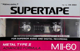 Compact Cassette: Unknown SUPERTAPE - MII 60