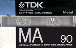 Compact Cassette: TDK  - MA 90