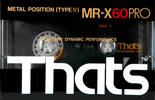 Compact Cassette: Taiyo Yuden Thats - MR-X Pro 60