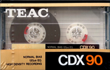 Compact Cassette: GoldStar / LG Teac - CDX 90