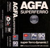 Compact Cassette: AGFA  - SUPERFERRO 90+6