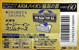 Compact Cassette: FUJI AXIA - Z2 60