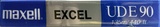 Compact Cassette Maxell UDE 90 "EXCEL" Type I Normal 1987 Indonesia