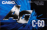 Compact Cassette:  Casio - AG 60