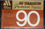 Compact Cassette:  Audio Magnetics - AV Educator 90