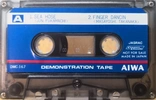 Compact Cassette Aiwa "DMC-167" Demonstration Tape Japan