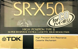 Compact Cassette: TDK  - SR-X 50