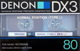 Compact Cassette: Nippon Columbia / Denon Denon - DX3 80