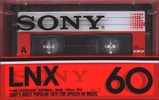 Compact Cassette Sony LNX 60 Type I Normal 1983 USA