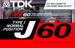 Compact Cassette: TDK  - J 60