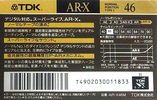 Compact Cassette: TDK  - AR-X 46