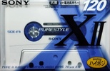 Compact Cassette Sony XII 120 "Purestyle C-120X2D" Type II Chrome 1997 Japan