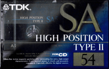 Compact Cassette: TDK  - SA 54