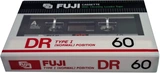 Compact Cassette Fuji DR 60 Type I Normal 1982 Japan