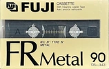 Compact Cassette Fuji FR Metal 90 Type IV Metal 1989 North America