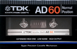 Compact Cassette: TDK  - AD 60