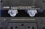 Compact Cassette: TDK  - SA 60