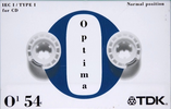 Compact Cassette: TDK  - Optima O1 54