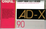 Compact Cassette:  ONPA - AD-X 90