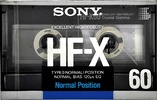 Compact Cassette: Sony  - HF-X 60