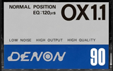 Compact Cassette: Nippon Columbia / Denon Denon - OX1.1 90