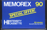 Compact Cassette: Memorex  - Hi Intensity 90