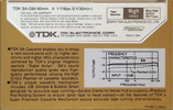 Compact Cassette: TDK  - SA 60