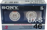 2 pack Sony UX-S 46 Type II Chrome 1986 Japan