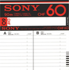 Compact Cassette: Sony  - CHF 60