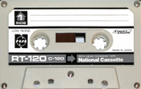 Compact Cassette: Matsushita National - RT 120