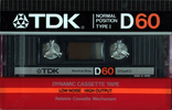 Compact Cassette: TDK  - D 60