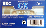 Compact Cassette SKC GX 60 Type I Normal 2000 North America