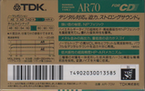 Compact Cassette: TDK  - AR 70